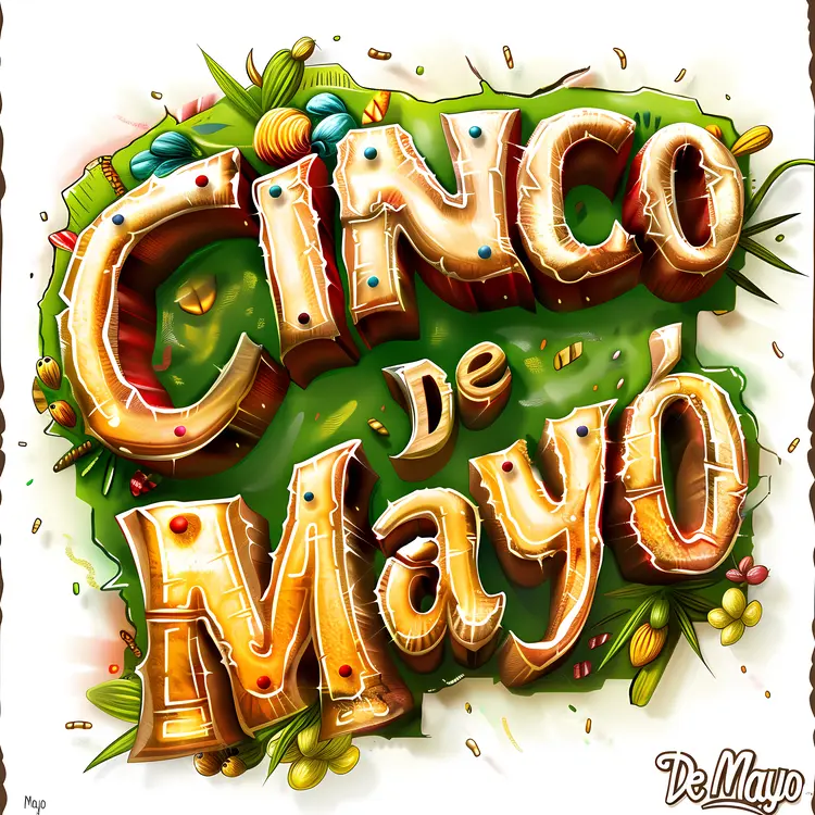 Cinco de Mayo Celebration Text