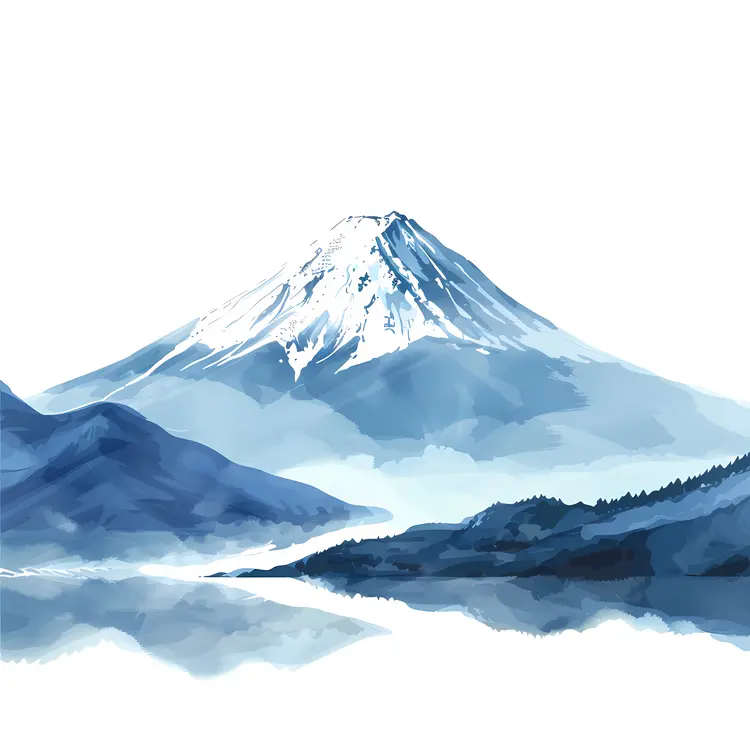 Mountain and River Scenic Art
