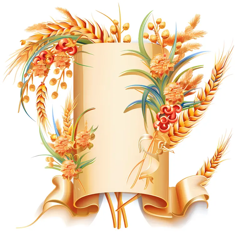 Harvest Scroll Illustration