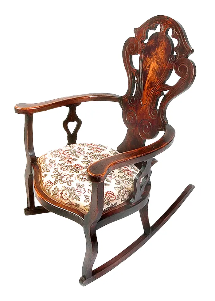 Vintage Wooden Rocking Chair