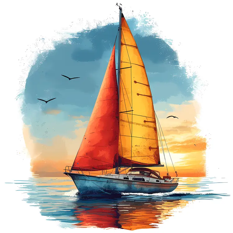 Sailboat at Sunset