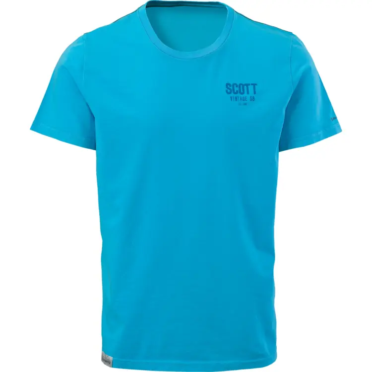 Blue T-shirt with Small Logo