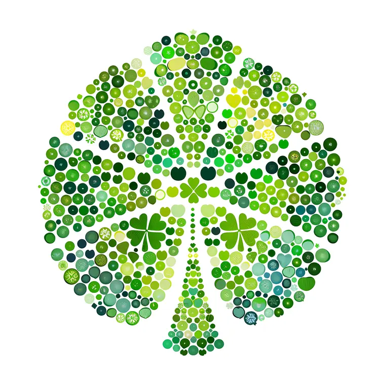 Circular Shamrock Pattern