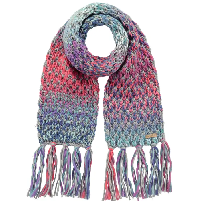 Colorful Multicolored Knitted Scarf