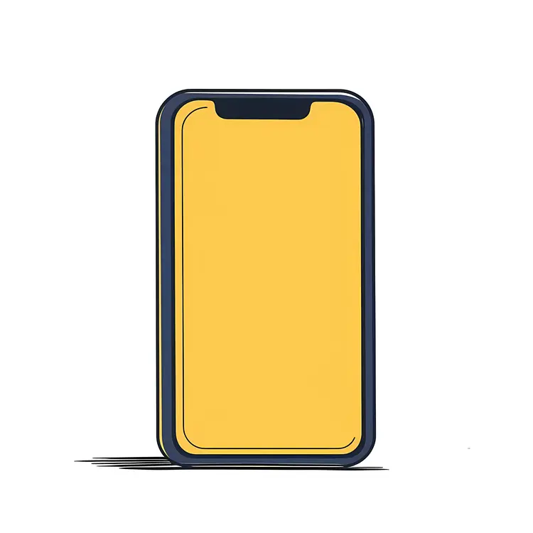 Yellow Screen on Smartphone