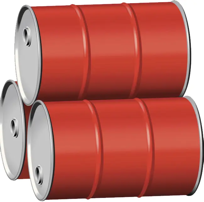Red Oil Barrels