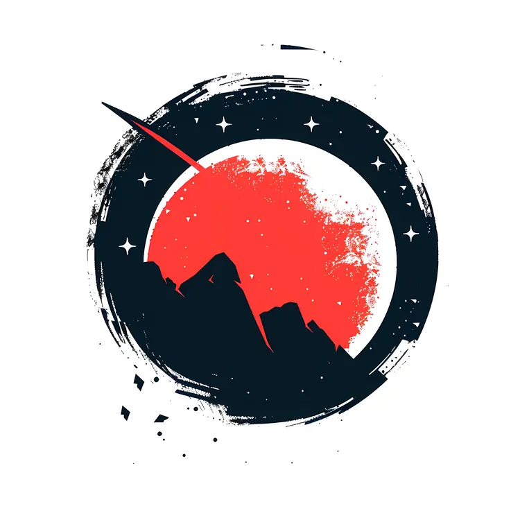Red Planet in Space