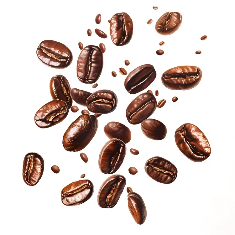 Roasted Brown Coffee Beans