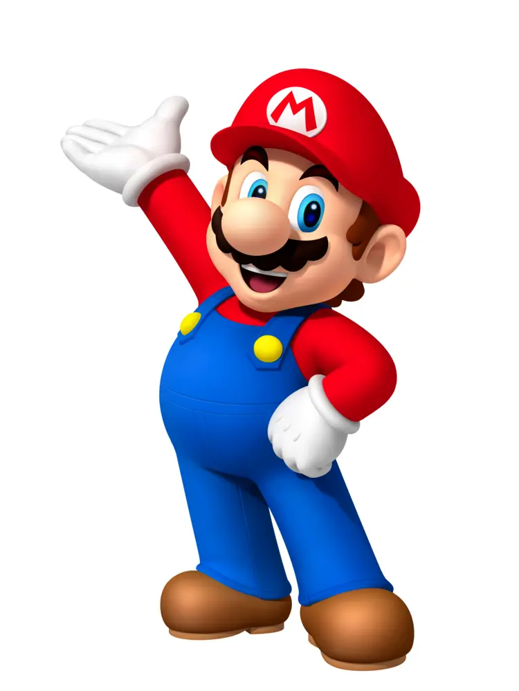 Classic Mario in Blue Overalls