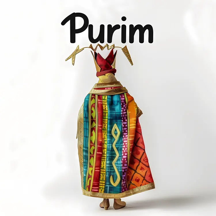Colorful Costume for Purim