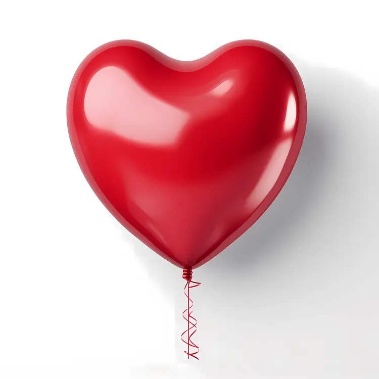 Red Heart Balloon