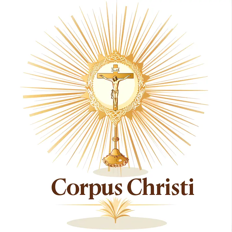 Corpus Christi Religious Celebration Emblem