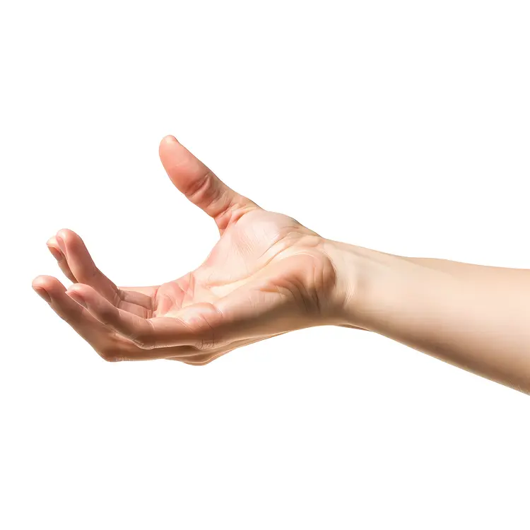 Open Hand Gesture Illustration