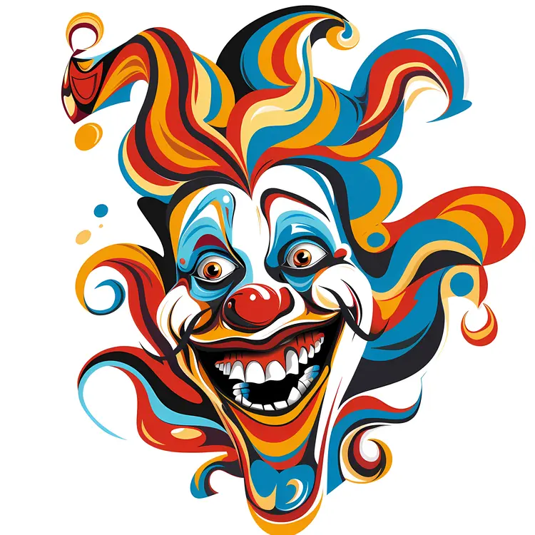 Bright and Playful Clown