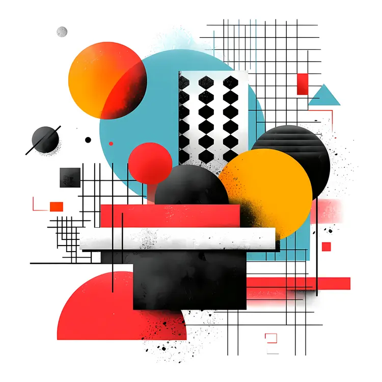 Colorful Geometric Abstract Art