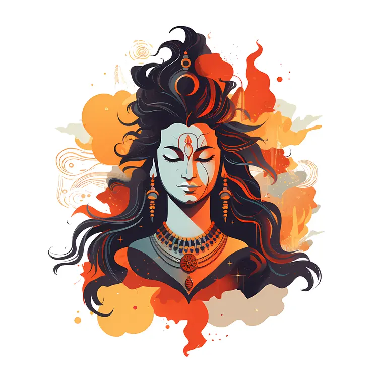 Serene Shiva Artwork