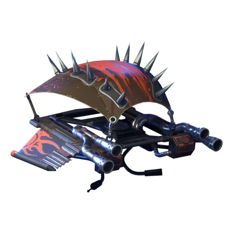 Spiked Metal Glider for Battle