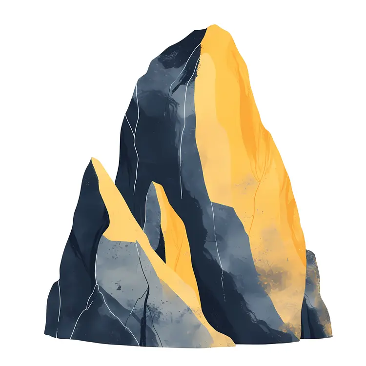 Illustrated Rock Formation
