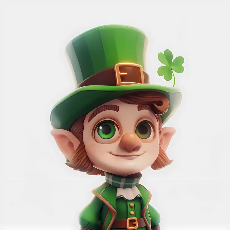 Leprechaun with Green Hat