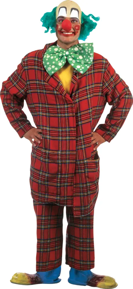 Clown in Plaid Suit