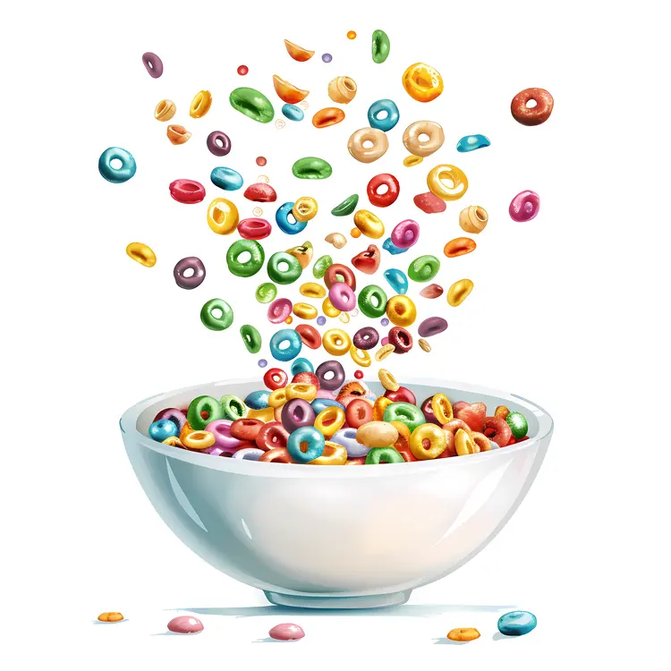 Fun and Colorful Cereal