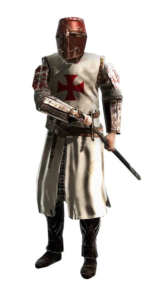 Templar Knight in Full Armor