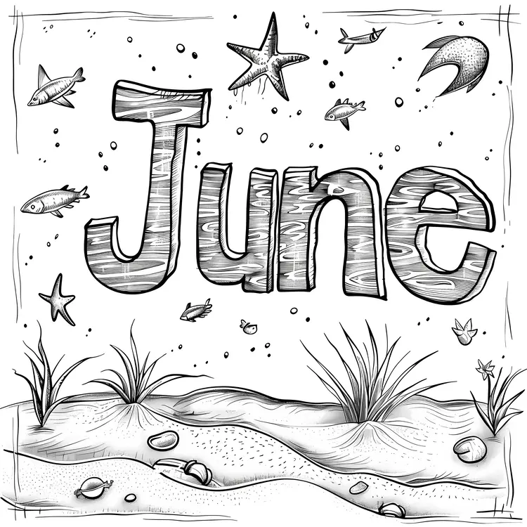 June with Underwater Theme