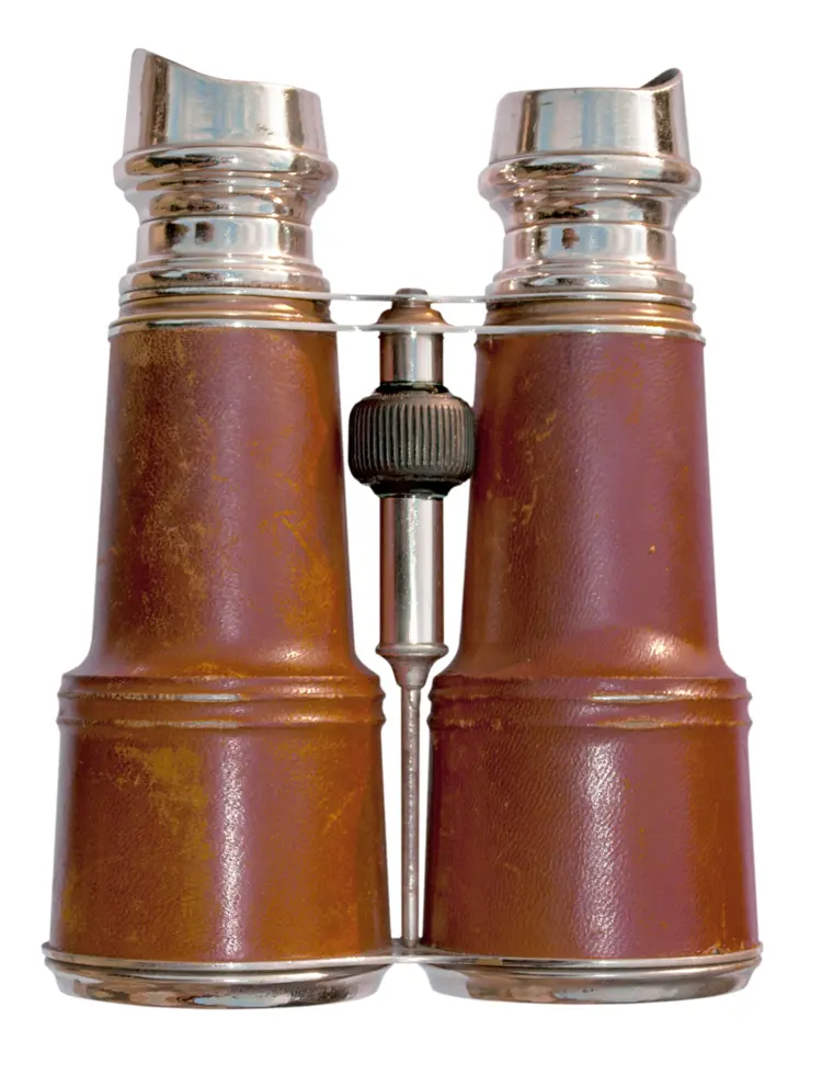 Vintage Brown Binoculars for Exploration