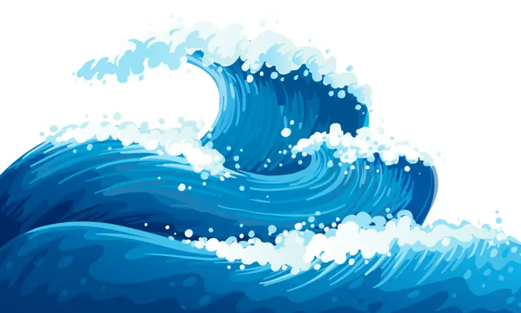 Powerful Ocean Wave