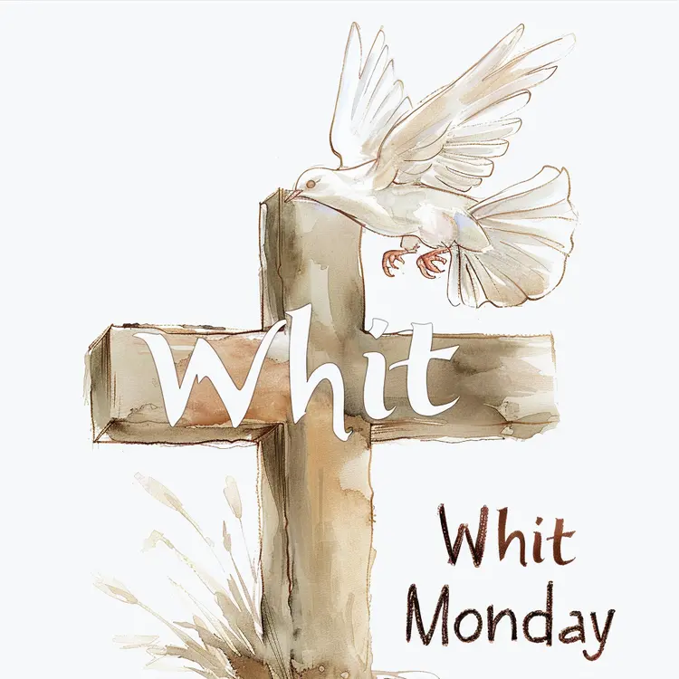 Whit Monday Cross with Dove