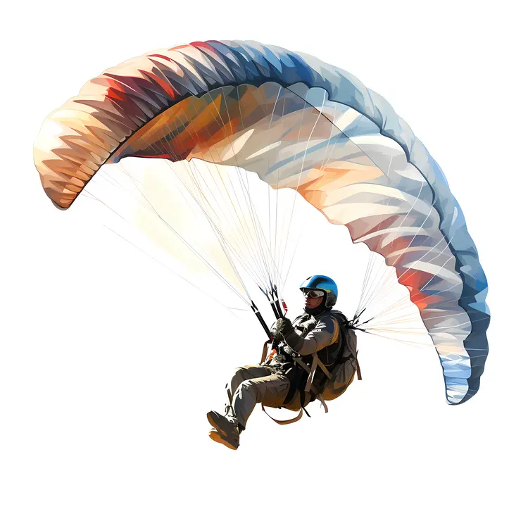 Paraglider in the Sky