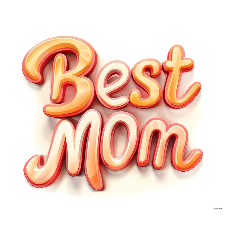Best Mom Typography