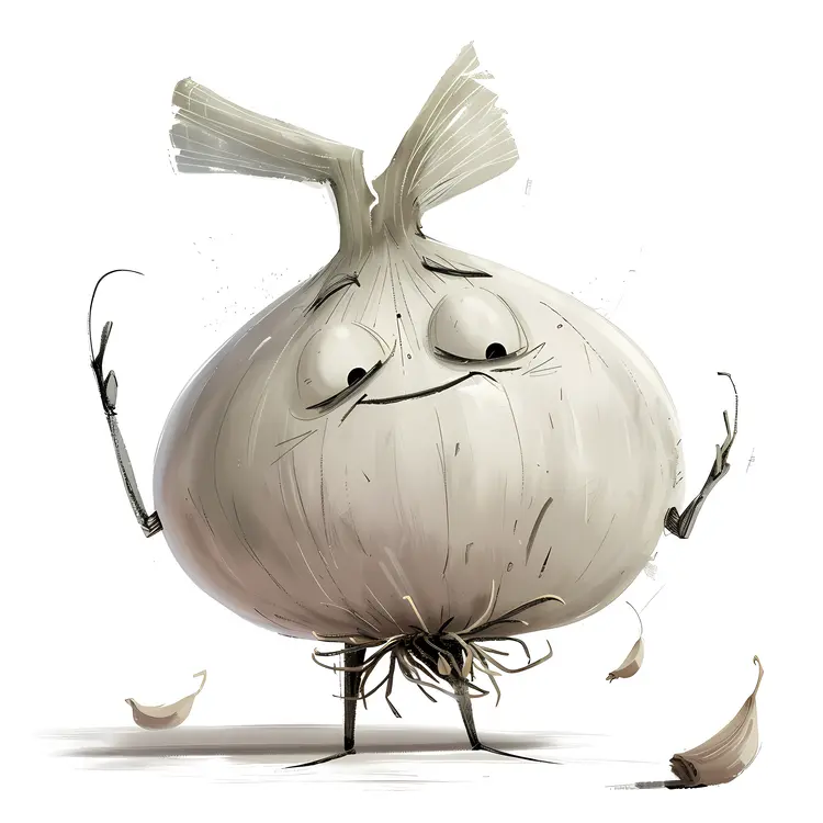 Animated Garlic Cartoon