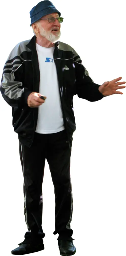 Man in Black Sportswear