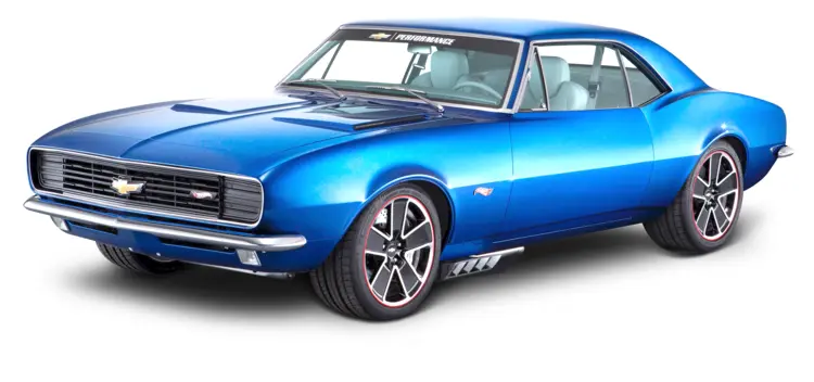 Blue Classic Car
