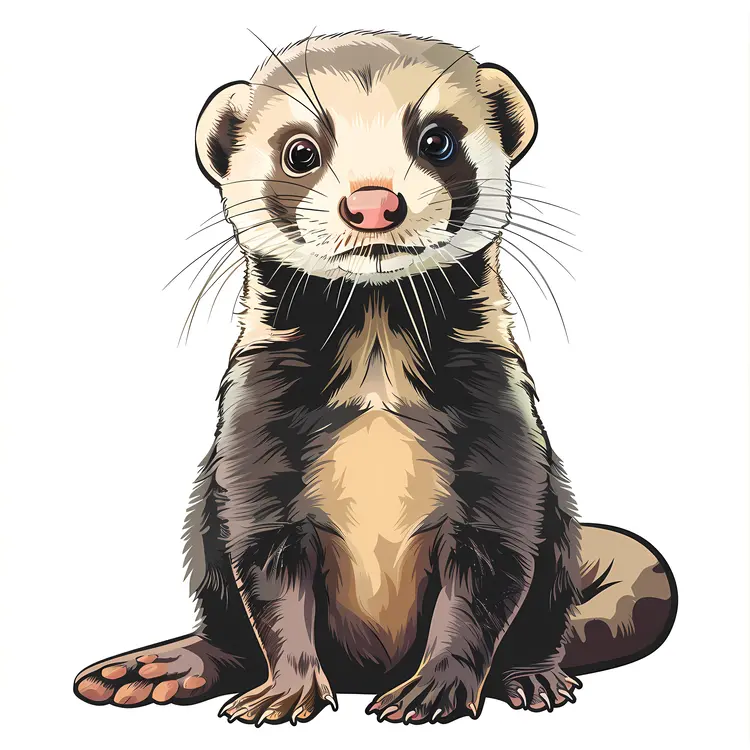 Sitting Ferret