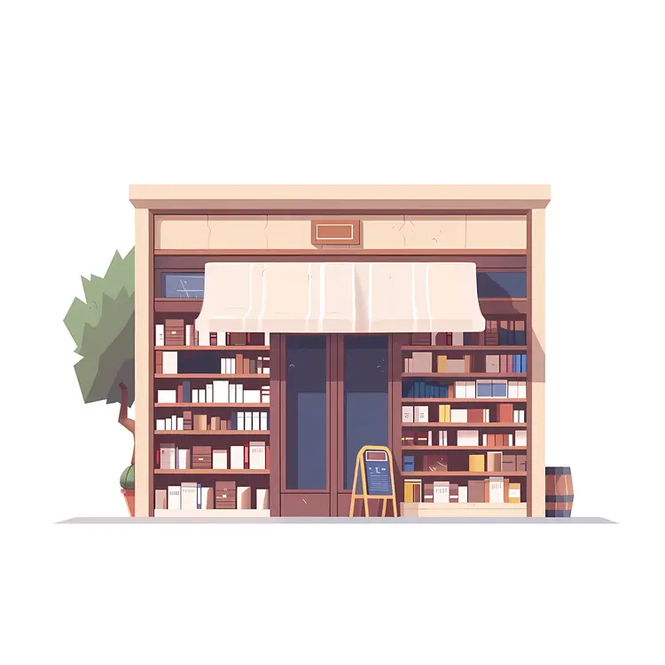 Small Cute Bookstore