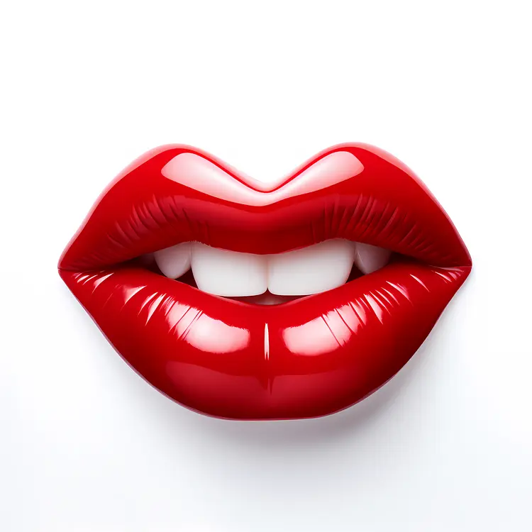 Red Lips with Teeth