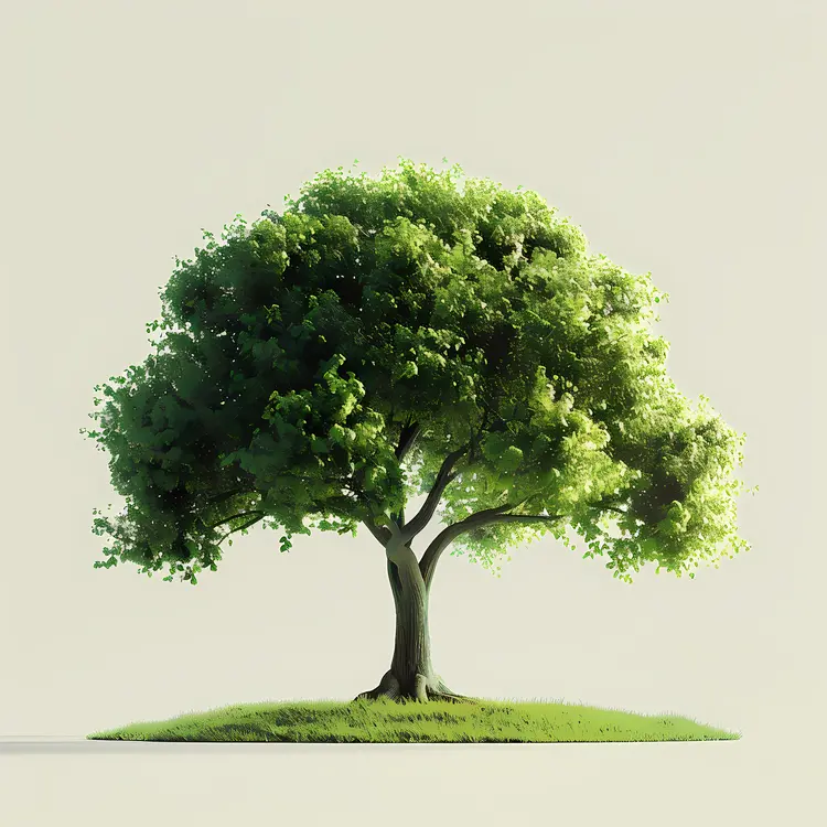 Lush Green Tree in Nature