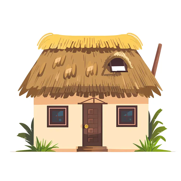 Small cute doodle house