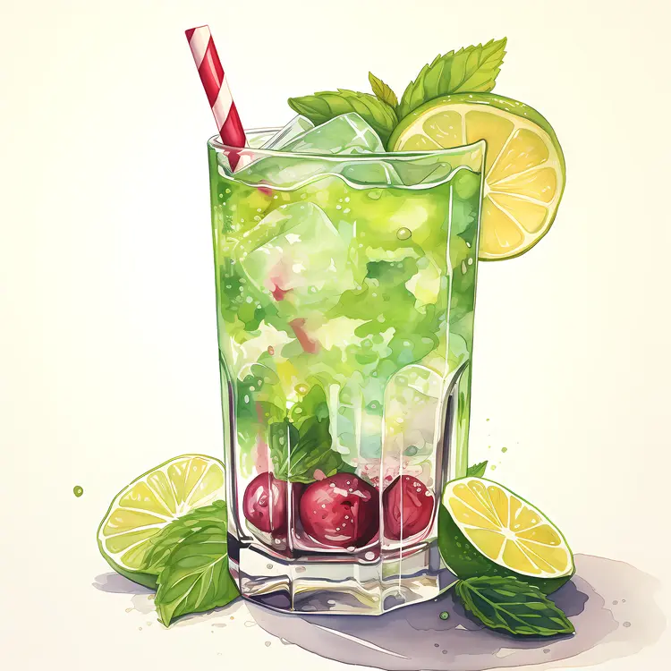 Refreshing Mojito with Lime
