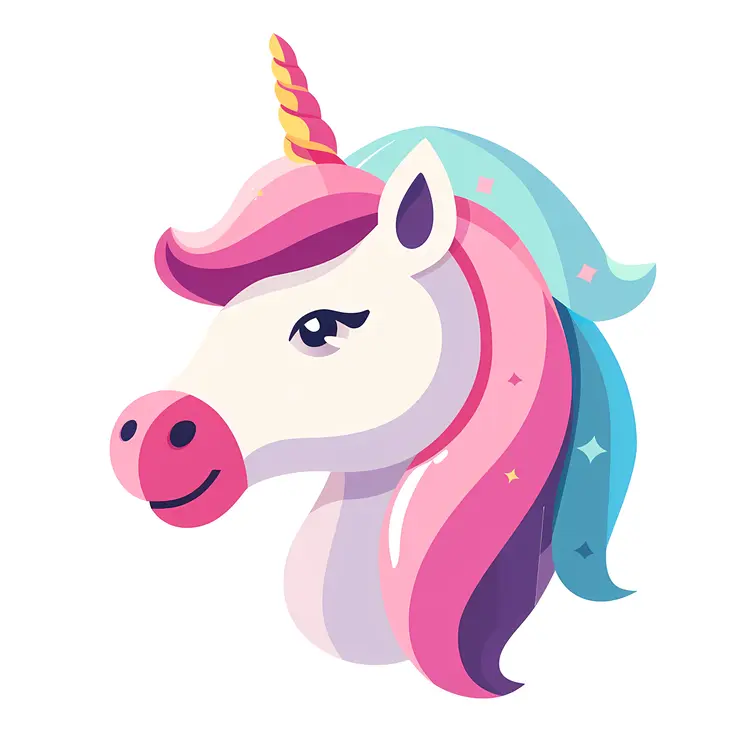 Cute Unicorn Illustration