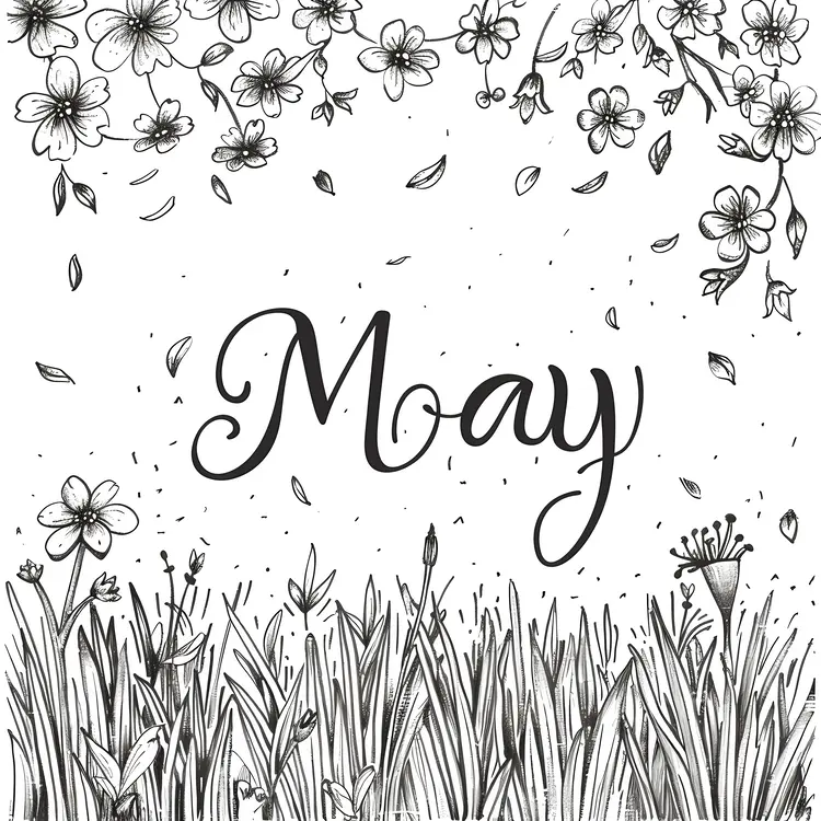 May Flowers in Bloom