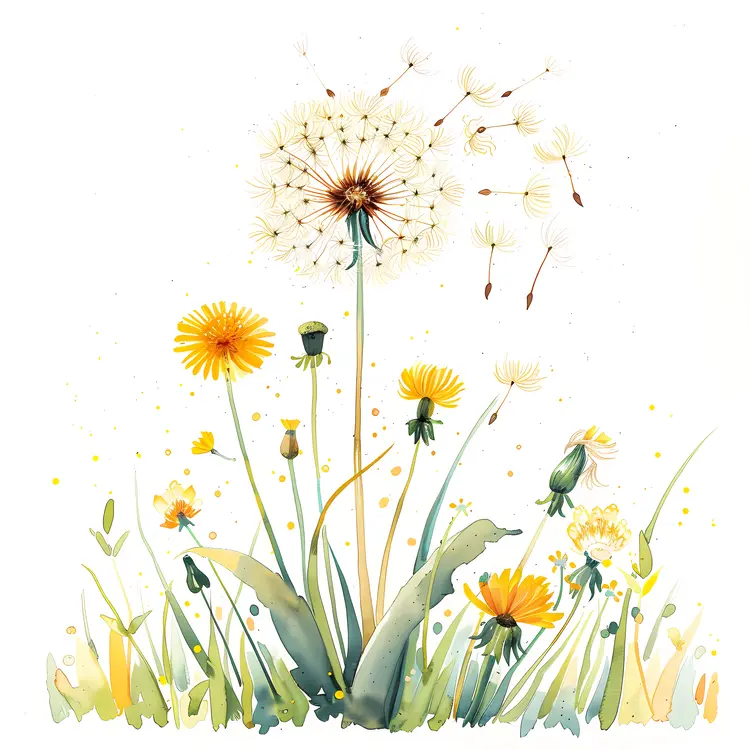 Dandelion Field in Bloom