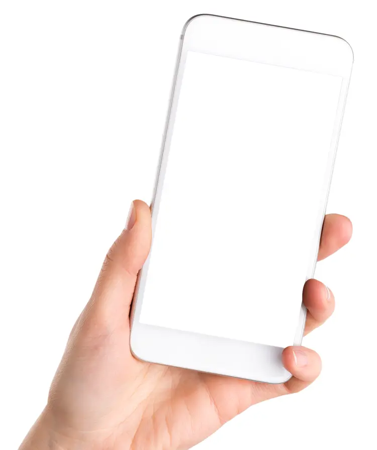 Handheld Smartphone with Touchscreen