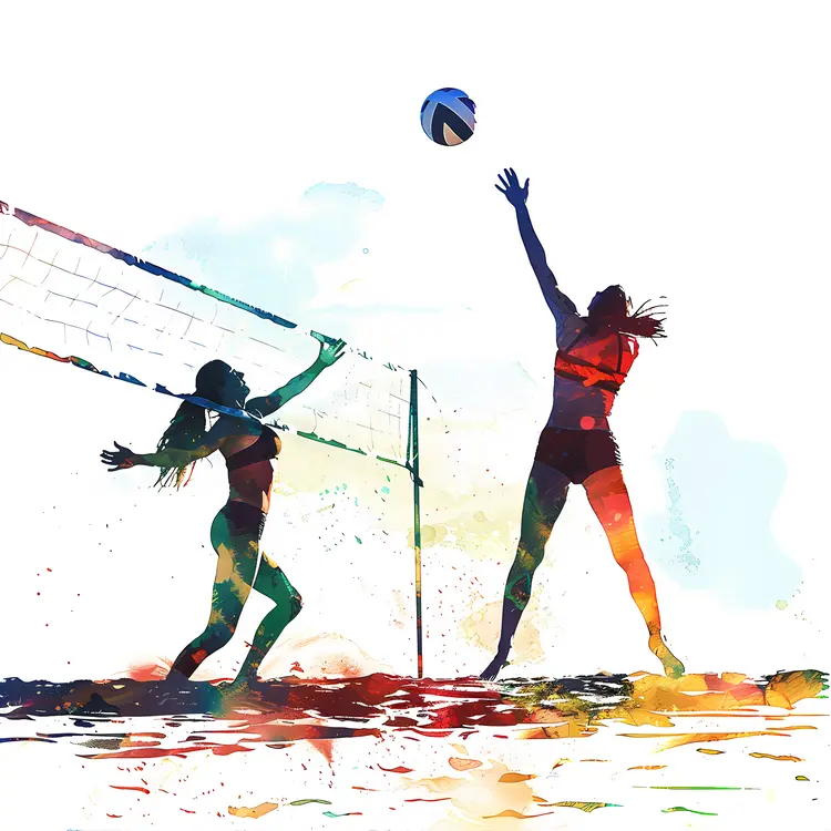 Beach Volleyball Game