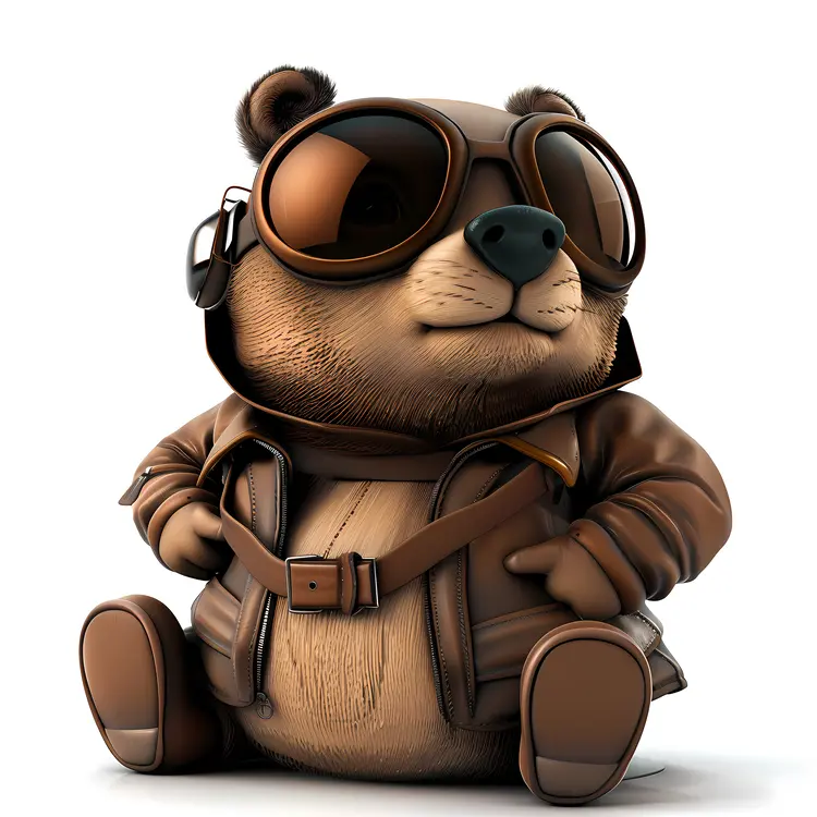 Confident Pilot Bear