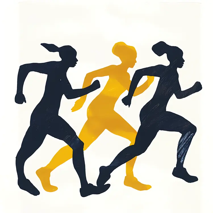 Running Silhouettes