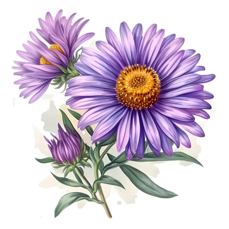 Beautiful Purple Flower in Bloom