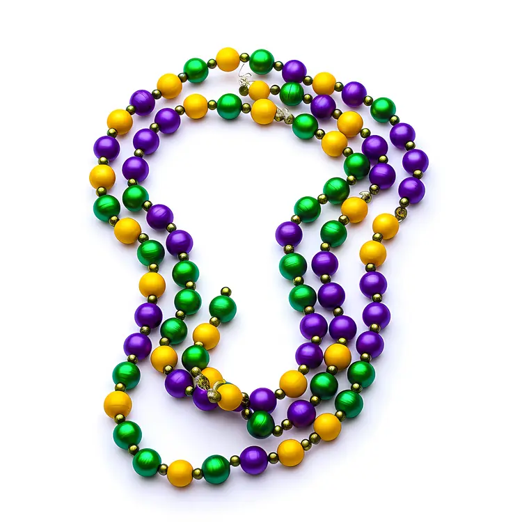 Colorful Beads for Mardi Gras Celebration